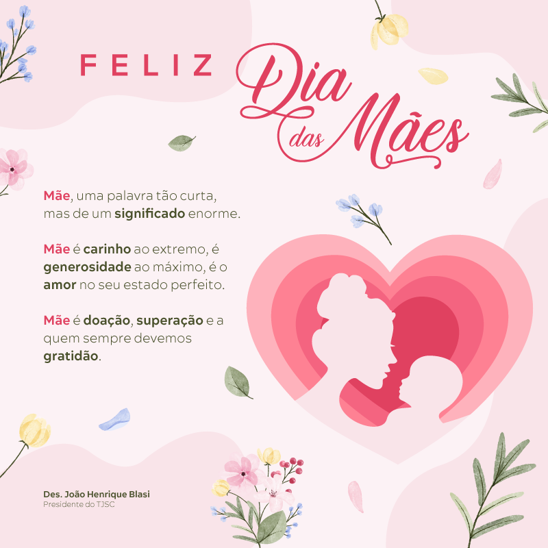 Banner dia das mães, fundo em tons de rosa e flores no centro coração com desenho de uma mãe segurando seu bebê.
