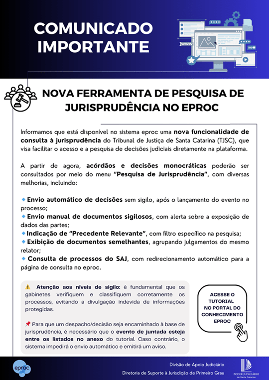 imagem com o texto inserido no campo versão textual do comunicado