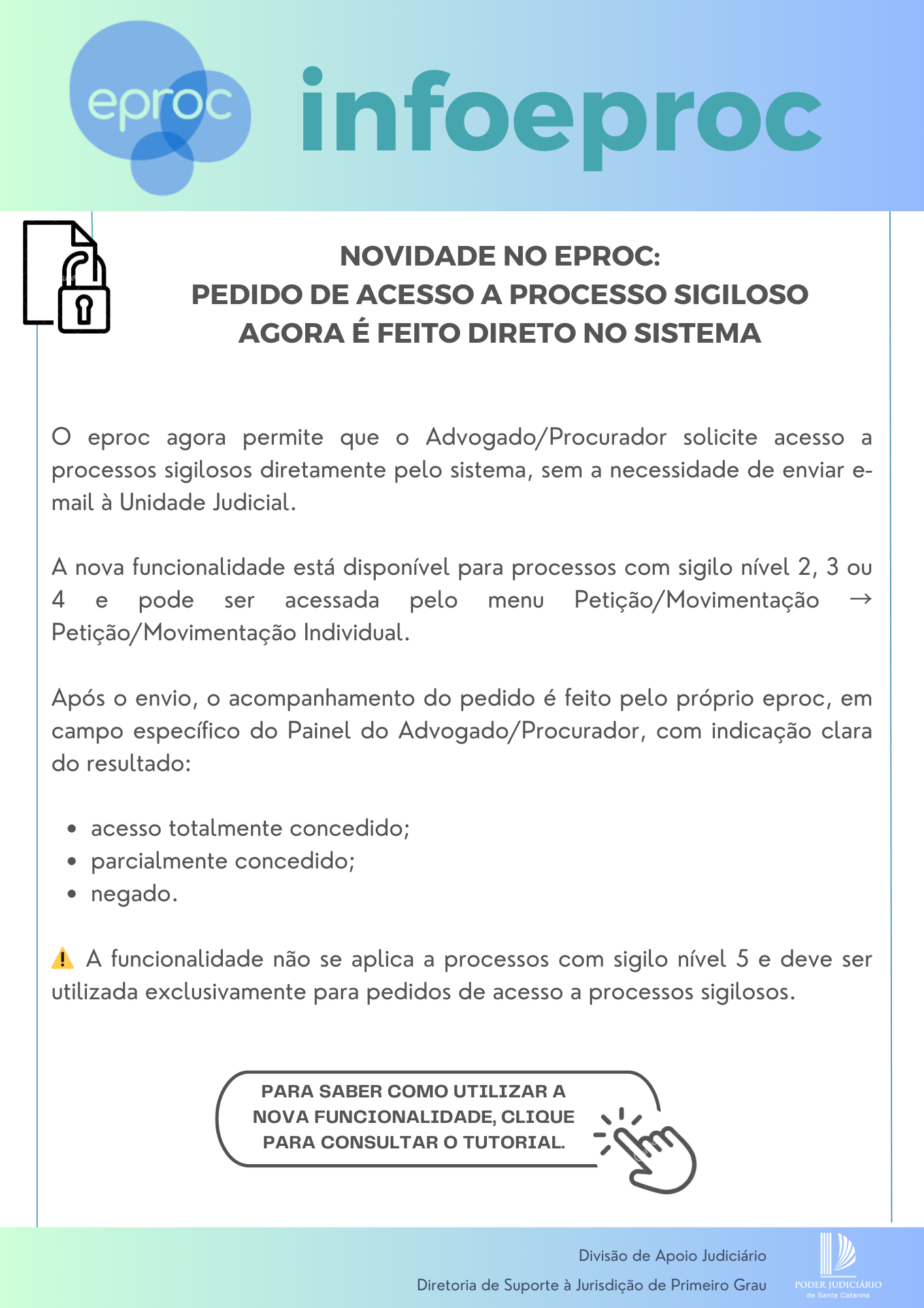 imagem com o texto inserido no campo versão textual do comunicado