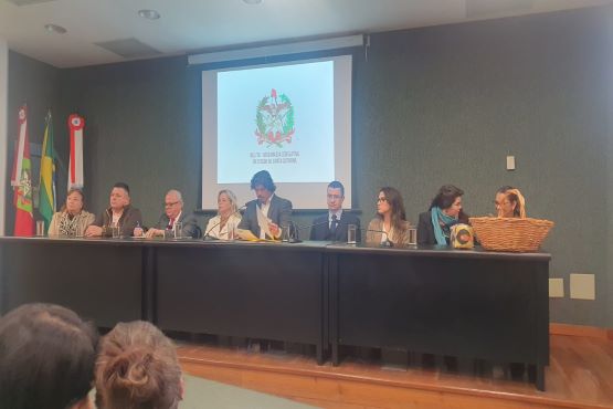Sessão na Assembleia Legislativa de Santa Catarina. 
