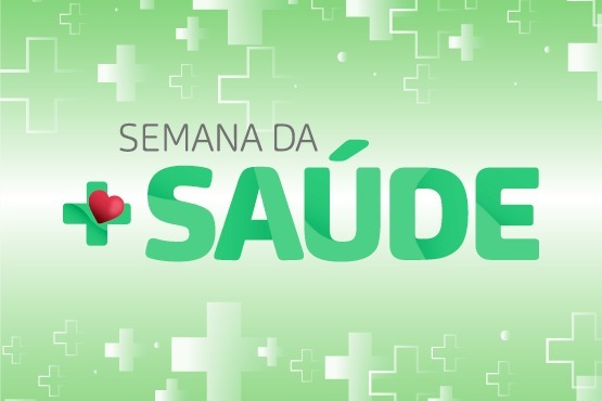 Banner Semana da Saúde. 