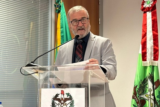 Presidente do Tribunal de Justiça de Santa Catarina (TJSC), desembargador Altamiro de Oliveira.