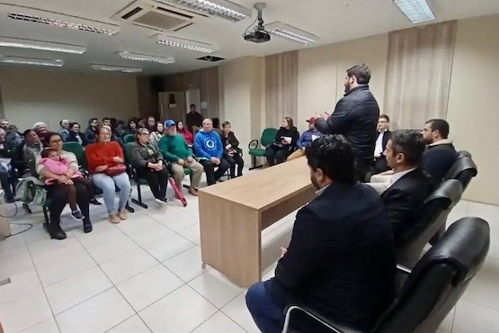 Salão Nobre da Prefeitura de Brusque.
