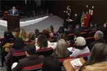 Foto da plateia do evento