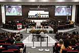 Foto geral de Pleno durante o evento