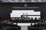 Foto geral da sala de sessões durante o Órgão Especial
