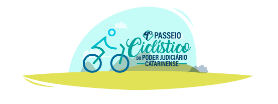 Banner com ilustração de uma pessoa andando de bicicleta