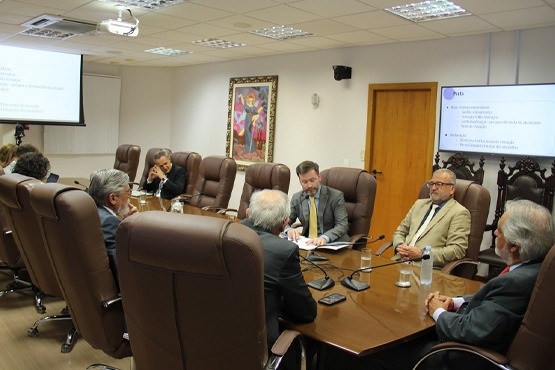Reunião inaugural do Comitê de Governança de Inovação.