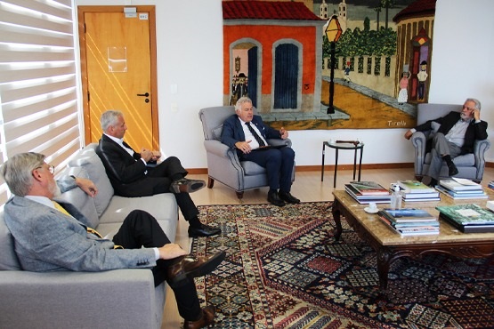 Presidente do TJSC recebe cônsul honorário da Áustria.