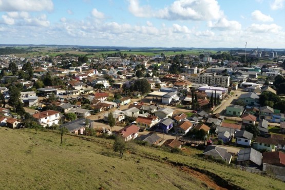 Vista aérea de Campo Belo do Sul.