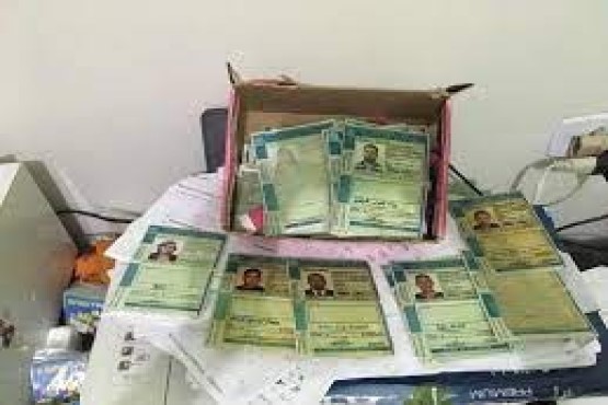 Documentos de identidade.