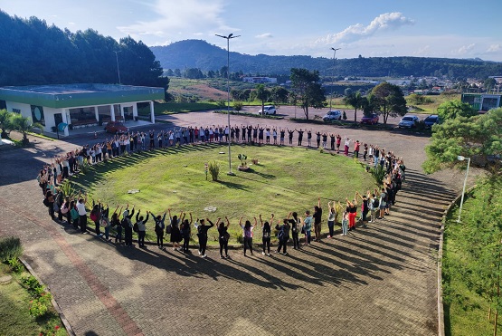 Círculo de diálogo no IFSC de Lages.