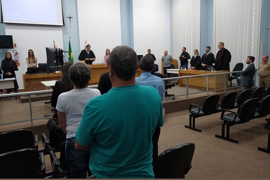 Imagem Tribunal do Júri de Chapecó.