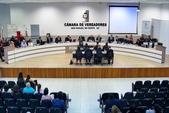 Câmara de vereadores.