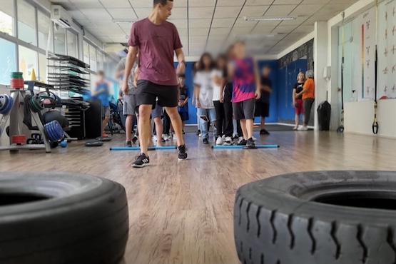 Oficina de Esportes do Programa Novos Caminhos.
