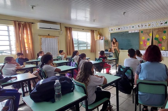 Sala de aula.