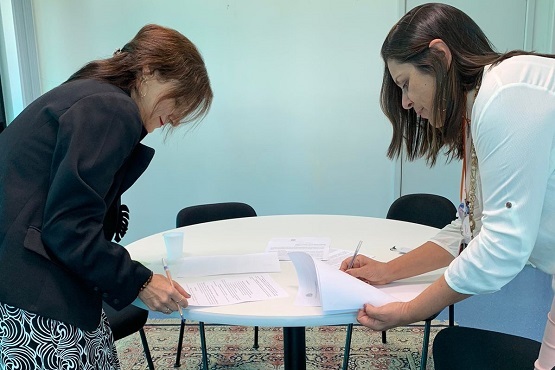 Formalização com a Faculdade Anhanguera.
