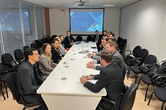Reunião com a comitiva de gestores do TJRR.