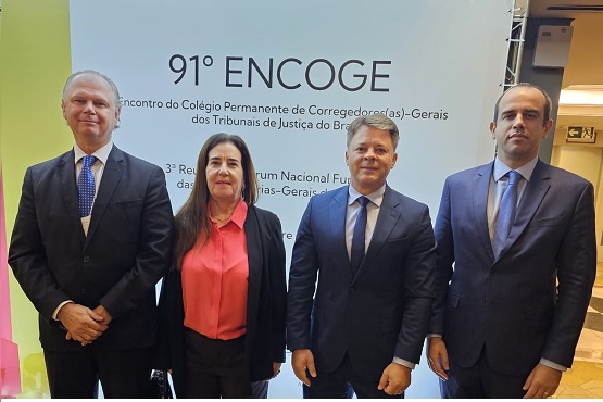 Desembargadores e juízes no 91º Encontro do Colégio de Corregedores-Gerais dos Tribunais de Justiça do Brasil.