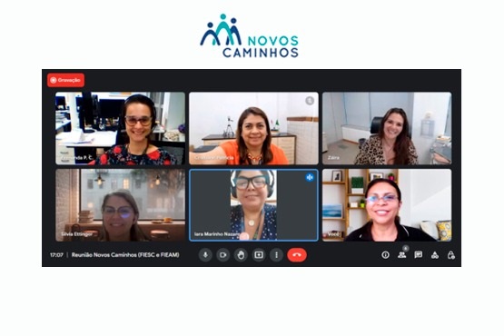 Encontro online sobre o programa Novos Caminhos.