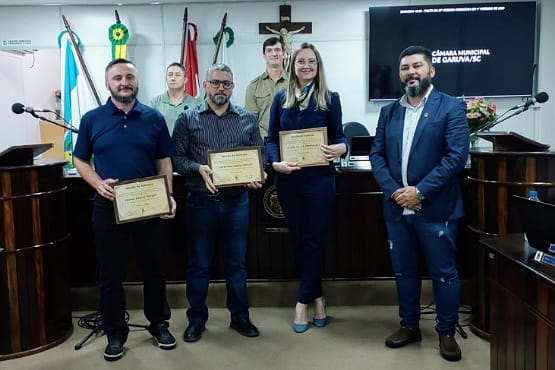 Homenagem a comarca de Garuva.