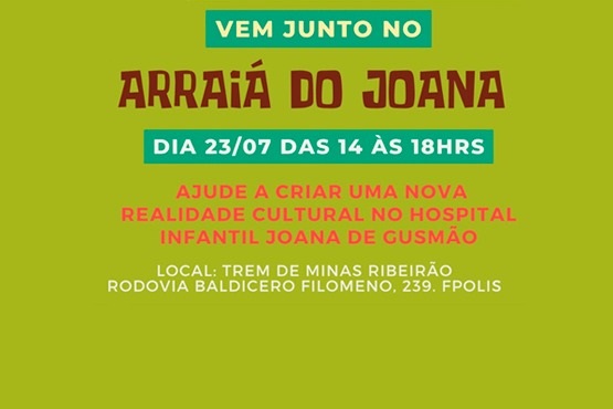 Banner Arraiá do Joana.