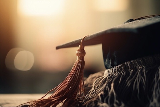 Chapéu de formatura.