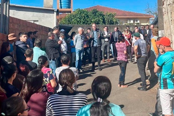 Comissão de Conflitos Fundiários do Poder Judiciário de Santa Catarina em visita técnica.