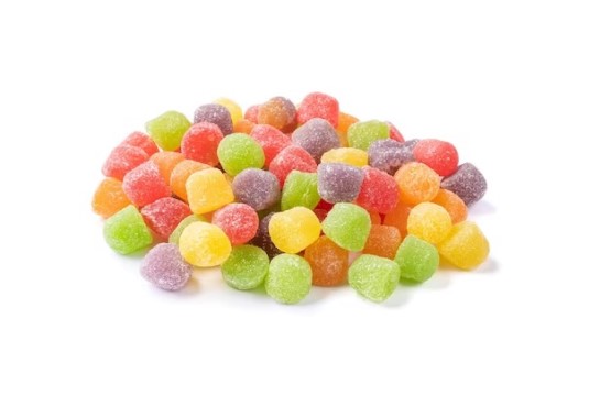Balas de goma.