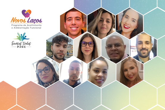 Membros do programa Novos Laços.