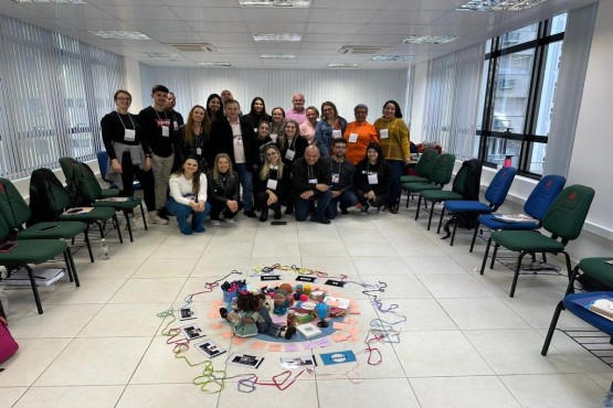 Participantes do Curso para Facilitadores em Justiça Restaurativa.