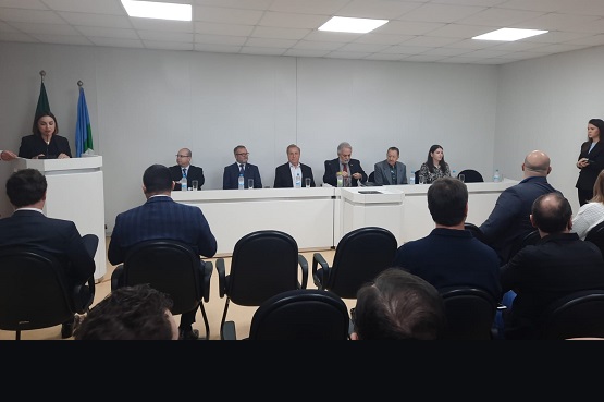 Solenidade de aprovação de ordem de serviço.