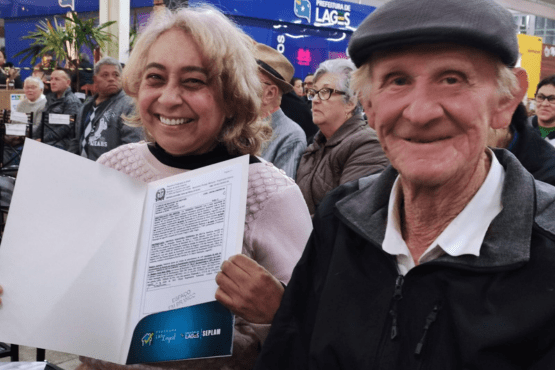 Casal Eronice Terezinha da Silva e Bertilo Bratfish.
