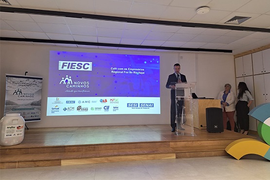 Café com empresários para apresentar o programa Novos Caminhos (PNC).