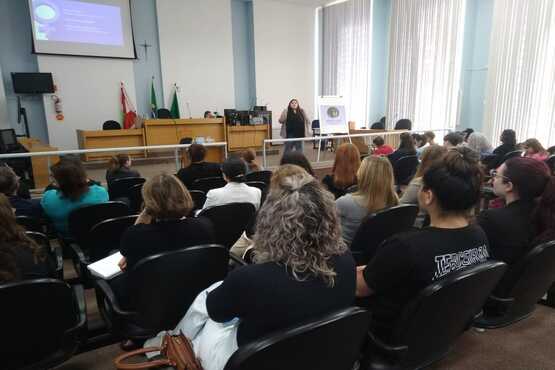 Palestra em Chapecó.