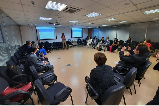 Reunião de representantes do CNJ.