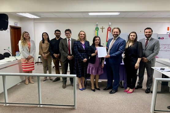 Magistrados em solenidade.