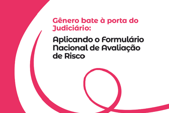 Banner do curso curso “Gênero Bate à Porta do Judiciário”.