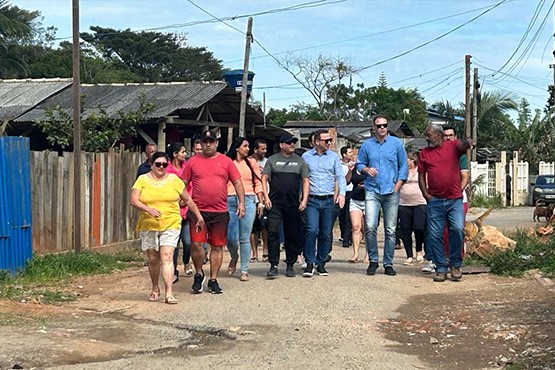 Visita técnica à ocupação Vila Fortaleza.