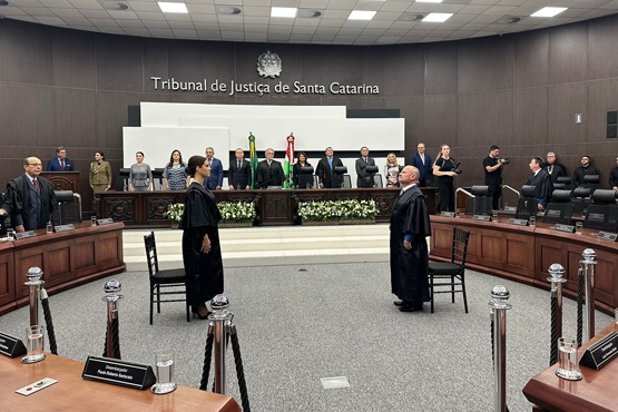 Sessão no Tribunal Pleno.