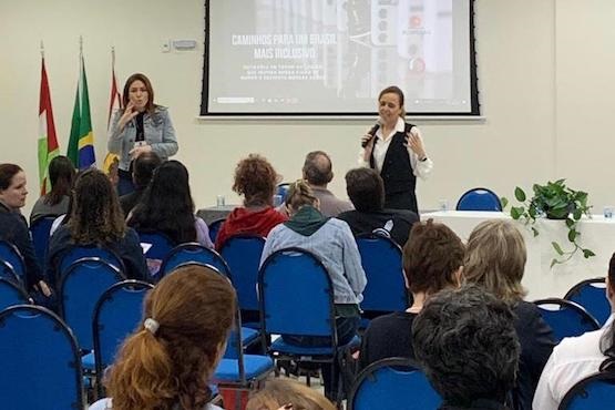 Palestra de abertura da Conferência Municipal dos Direitos da Pessoa com Deficiência.
