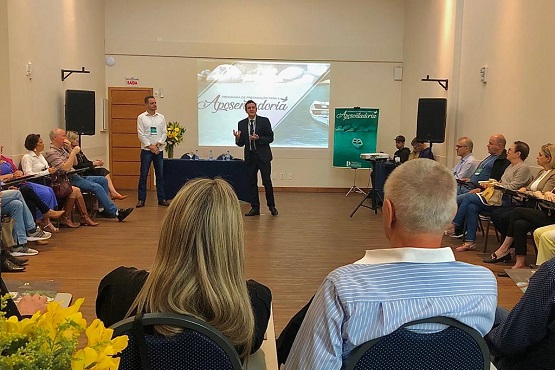 Palestra do programa de preparação par a aposentadoria.