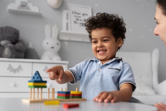 Criança brincando.