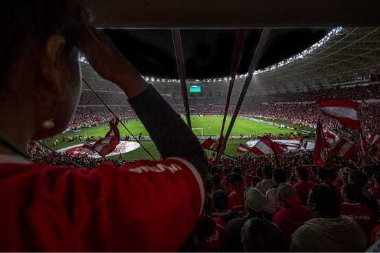 Estágio de futebol.