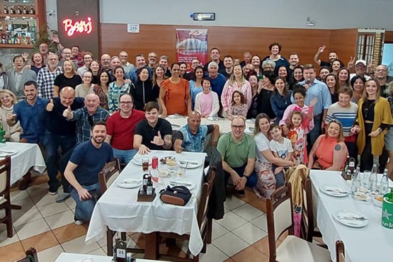 Reunião de homenagem a João Augusto Dornbusch.