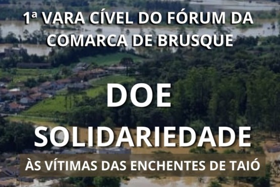 Banner Doe Solidariedade.