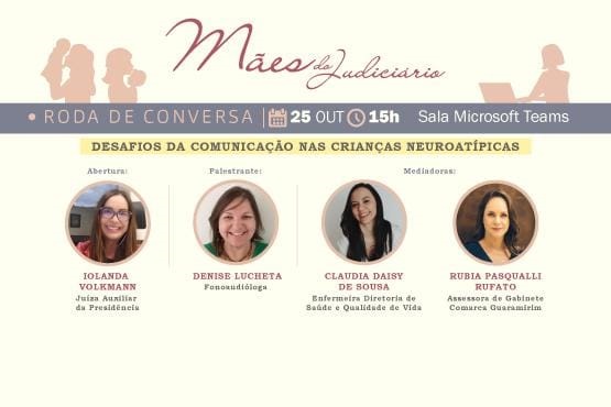 Banner Mães do Judiciário.