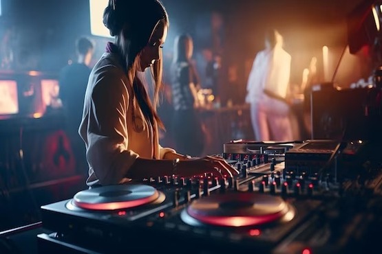 Mulher DJ.