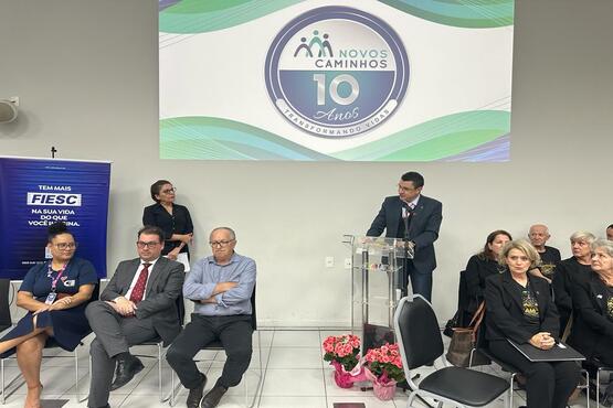 Solenidade do programa Novos Caminhos.