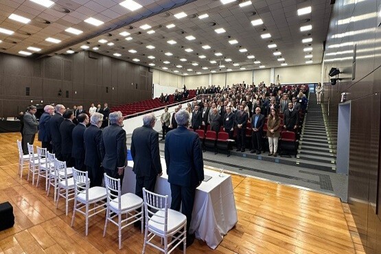 Cerimônia no Tribunal Pleno.
